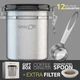 Банка для кофе герметичная Unicoff с CO2 клапаном (B07HQ62K77) - изображение 7