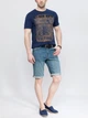 Футболка LC Waikiki S Темно-синяя (LCW T-shirt -249-0) - изображение 3