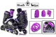Комплект роликовые коньки Power Kings Violet 38-41 - изображение 1
