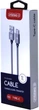 Кабель Intaleo CBGNYT1 USB-A to Type-C 1 м 28W Grey (1283126489136) - изображение 2