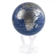 Гиро-глобус Solar Globe "Политическая карта" 11,4 см серебристый (MG-45-BSE) - изображение 3