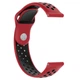 Ремешок для Amazfit BIP | Bip Lite | Bip U / Pro/ Mini | GTS | GTS 2 /3 | Gtr 42mm силиконовый 20мм перфорированный Красно-Черный BeWatch (1010131) - изображение 3