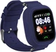 Детские умные часы EWatch Q100 с GPS трекером темно-синие - изображение 1
