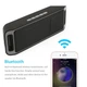 Акустична система UKC портативна колонка Megabass A2DP Stereo Bluetooth USB FM 20см Сіро-чорна (SC-208-1) - зображення 2