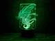 Сменная пластина для 3D ламп "Морской конек" 3DTOYSLAMP (НЕ НОЧНИК) - изображение 1