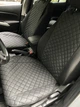 Накидки из эко-кожи (комплект) AMI.AUTO на сиденья Toyota Avalon V XX50 черные - изображение 1