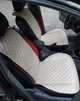 Накидки из эко-кожи (комплект) AMI.AUTO на сиденья Chrysler PT Cruiser 2000-2010 бежевые - изображение 1