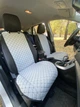 Накидки из эко-кожи (комплект) AMI.AUTO на сиденья Toyota RAV4 V 2018+ светло серые - изображение 4