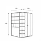 Вбиральня Tablo Meblar 135x195x135 (TABLO_1) 001256 - зображення 2