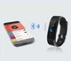 Фітнес браслет Smart Band MX ID115 Plus Тонометр (Color Screen) Чорний (SBID115PB) - зображення 6