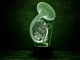 Ночник-светильник 3D "Труба 2" 27х14 см 3DTOYSLAMP (2000002619932) - изображение 2