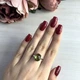 Серебряное кольцо с Султанит султанитом 4.125ct, вес изделия 2,75 гр (1948583) - изображение 3