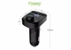 Автомобильный FM трансмиттер модулятор музыка в машину по Bluetooth 3.1А Onever X8 Black - изображение 10