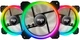 Набор вентиляторов Aigo DR12 RGB 120 мм 3 в 1 с пультом управления Black (PT-3316) - изображение 1