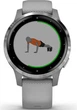 Смарт-годинник Garmin Vivoactive 4S Powder Gray with Silver (010-02172-03); 1.1" (218x218) TFT / Bluetooth / Wi-Fi, GPS, GLONASS / до 7 днів / 5 ATM / 40 х 40 х 12.7 мм, 40 г / сірий - зображення 4