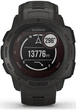 Смарт-часы Garmin Instinct Solar Tactical Black (010-02293-03); 0.9" (128x128) TFT / встроенная 16 МБ / Bluetooth / Wi-Fi, GPS, GLONASS, Galileo / до 24 дней / 10 ATM / 45 х 45 х 15.3 мм, 53 г / черный - изображение 1