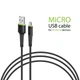 Кабель Intaleo CBFLEXM1 USB - micro USB (M/M), 1.2 м, Black (1283126487453) - зображення 1