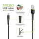 Кабель Intaleo CBFLEXM1 USB - micro USB (M/M), 1.2 м, Black (1283126487453) - зображення 2