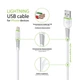 Кабель Intaleo CBFLEXL3 USB-Lightning 3м White (1283126487507) - изображение 2
