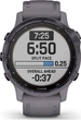 Смарт-часы Garmin Fenix 6S Pro Solar Edition Amethyst Steel with Shale Gray Band (010-02409-15); 1.2" (240x240) MIP / 32 ГБ встроенной / Bluetooth 4.0 / Wi-Fi, GPS, GLONASS / до 9 дней / 10 ATM / 42 х 42 х 13.8 мм, 61 г / серый - изображение 2