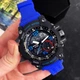 Наручний годинник AlexMosh чоловічі Sanda Blue-Black (35629) - зображення 4