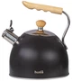 Чайник Husla со свистком 2.5 л Black (73908) - изображение 1