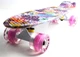 Скейт Penny Board "Fish" Graffity. Светящиеся колеса. - изображение 3