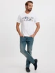 Мужская футболка LC Waikiki с V- образным вырезом XL Белая (LCW T-shirt -7297) - изображение 4