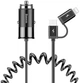 Кабель Baseus Usb Car Charger Enjoy Together with Usb Cabel USB-C/Black Lightning - зображення 1