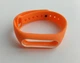 Ремешок Xiaomi Mi Band 2 MiJobs силиконовый с рамкой Оранжевый / Белый 1088P - изображение 1
