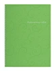 Записная книга коледж-блок Buromax Barocco A4 80 л клетка на пружине салатовый (BM.2446-615) - изображение 1