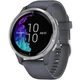 Спортивні годинник Garmin Venu Silver Stainless Steel Bezel w. Granite Blue and Silicone B. (010-02173-01/010-02173-03) - зображення 2