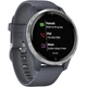 Спортивні годинник Garmin Venu Silver Stainless Steel Bezel w. Granite Blue and Silicone B. (010-02173-01/010-02173-03) - зображення 3