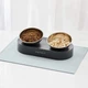 Кормушка для собак и кошек Petkit FRESH NANO-METAL Pet Cat TWO Bowl Stand (2001000207893) - изображение 5