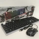 Комплект UKC клавіатура і миша з LED підсвічуванням 104 клавіші 44см Чорний (K01-5559) - зображення 1
