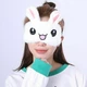 Маска для сну з гелевою вкладкою Silenta Funny Зайчик White (12978) - зображення 3