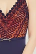 Купальник слитный с мягкой чашкой Marc & Andre 48B/XL Синий-оранжевый (56750) - зображення 7