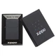Комплект Zippo Запальничка 218 CLASSIC black matte + Бензин + Кремені в подарунок - изображение 9