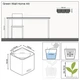 Комплект Lechuza Green Wall Home Kit Glossy 48х6х14 см антрацит 13524 - зображення 3