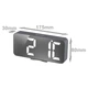 Часы настольные Bresser MyTime Echo FXL Grey (8010072QT5WHI) - изображение 6