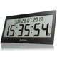 Часы настенные Bresser Jumbo LCD Black (7001802CM3000) - изображение 1