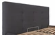 Ліжко Manchester Standart 120 х 200 см Місті Dark Grey Темно-сірий - зображення 4
