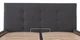 Ліжко Manchester Standart 120 х 200 см Місті Dark Grey Темно-сірий - зображення 5