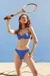 Купальник двойной Push Up, плавки слип Anabel Arto 42C/S Ярко-синий-31 (73313) - изображение 1