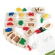 Пазл-сортер Guidecraft Manipulatives Формы и фигуры, в мешочке (OPT2_G5060) 29 x 23 x 8 см - изображение 1