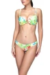 Комплект белья: бюстгальтер push-up и трусики стринг Anabel Arto 70C/S зеленый (66550) - изображение 3