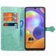 Кожаный чехол-книжка Epik Art Case с визитницей для ZTE Blade A7 Fingerprint (2020) Бирюзовый - изображение 2