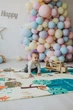 Детский развивающий двусторонний складной игровой термоковрик POPPET Веселый жираф и Загадочный лес 150х180x1 см + Сумка (PP009-150) - изображение 10