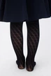 Дитячі ажурні колготки із мікрофібри Giulia TRAISY KIDS 80 (4) 92/98 Black-nero, теплі щільні з ажурним візерунком - зображення 5