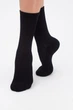 Женские классические носки Giulia WS3 TERRY CLASSIC 003 36/40 Black черные однотонные хлопковые - изображение 2